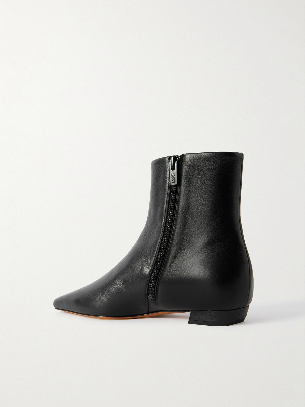 Proenza Schouler Leather Ankle Boots In Black