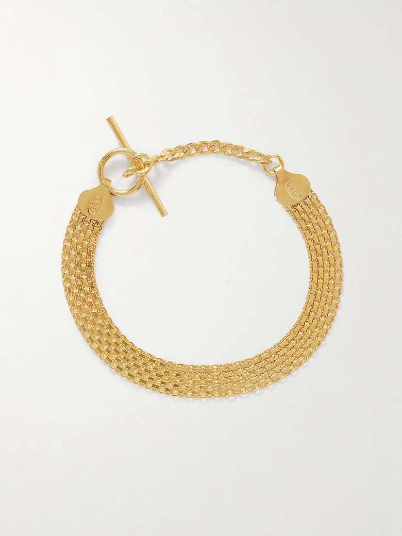 Loren Stewart Chainmail Gold Vermeil Bracelet