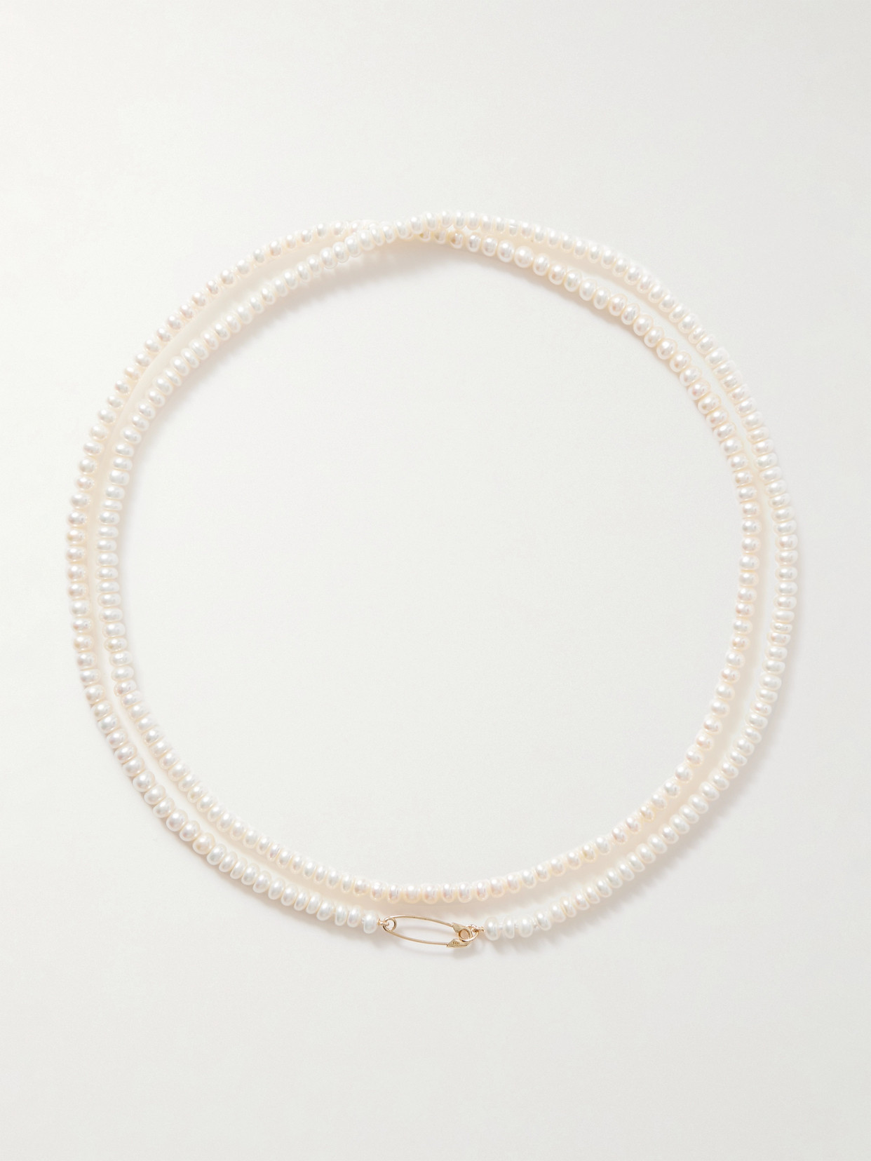Loren Stewart 14-karat Gold Pearl Necklace