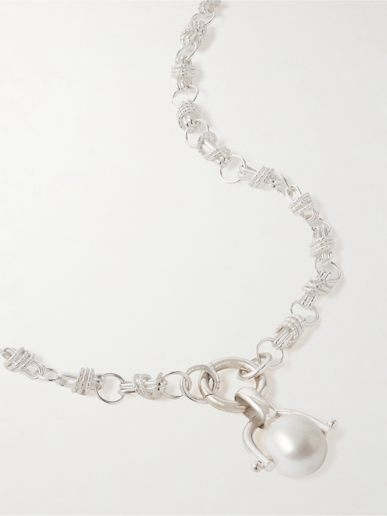 Loren Stewart Cirque Sterling Silver Pearl Necklace