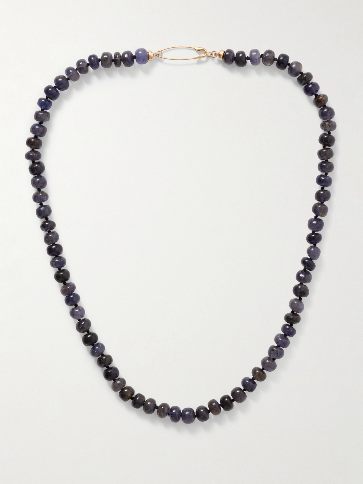 Loren Stewart Blue Valentine Gold Iolite Necklace