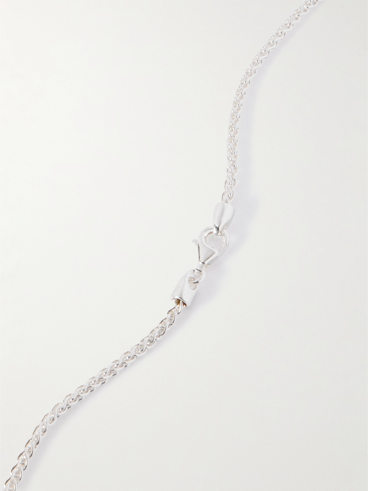 Loren Stewart Moonrise Sterling Silver Quartz Necklace In Silver