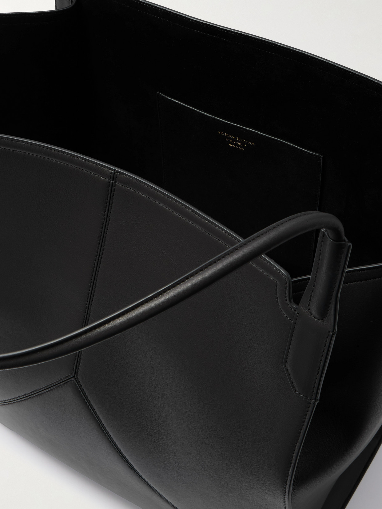 The Victoria Soft Paneled Leather Tote