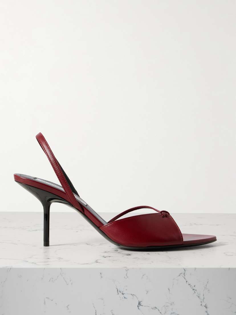 Victoria Beckham Harlow Leather Slingback Sandals