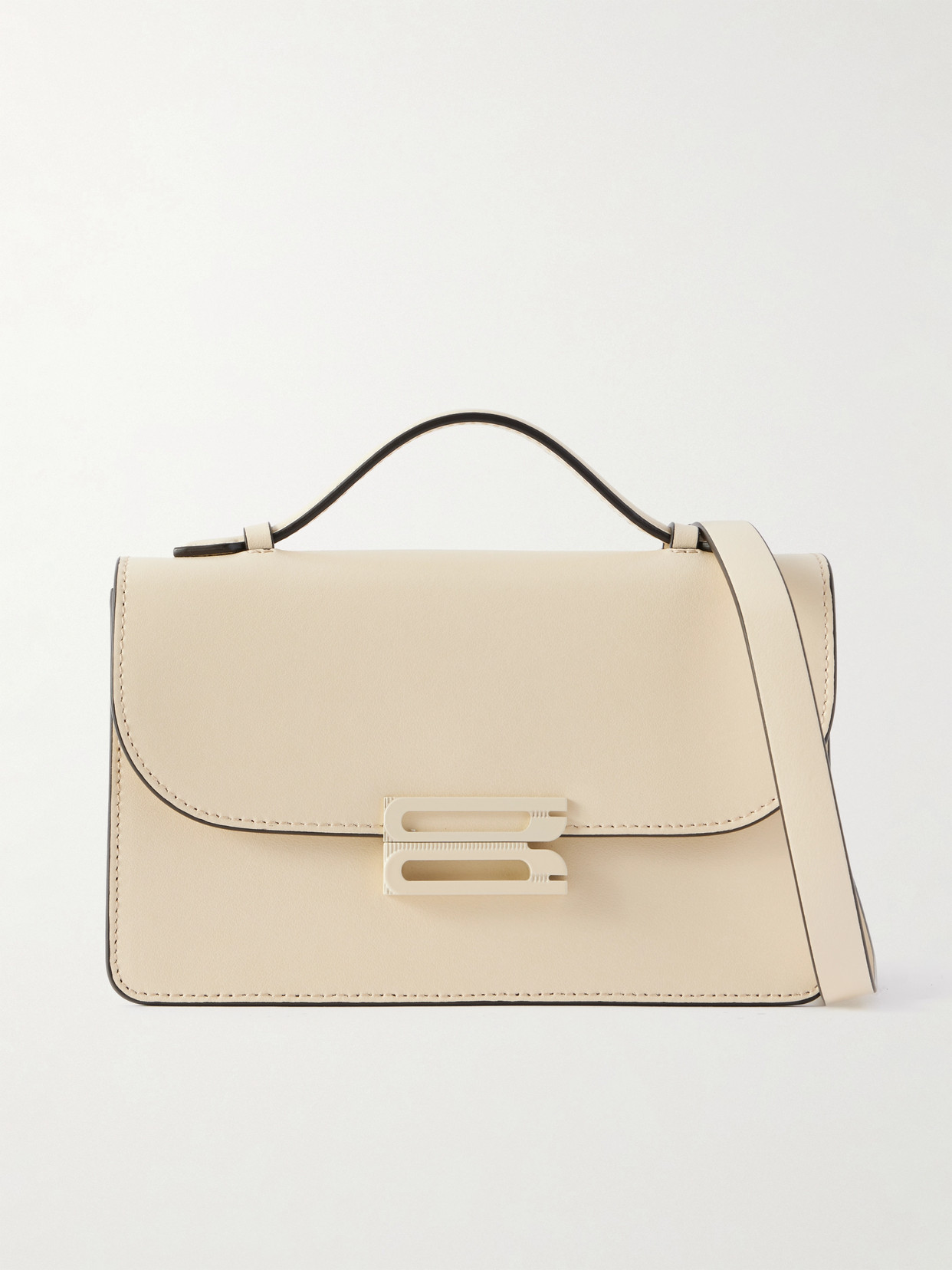 Victoria Beckham B Buckle Mini Leather Shoulder Bag