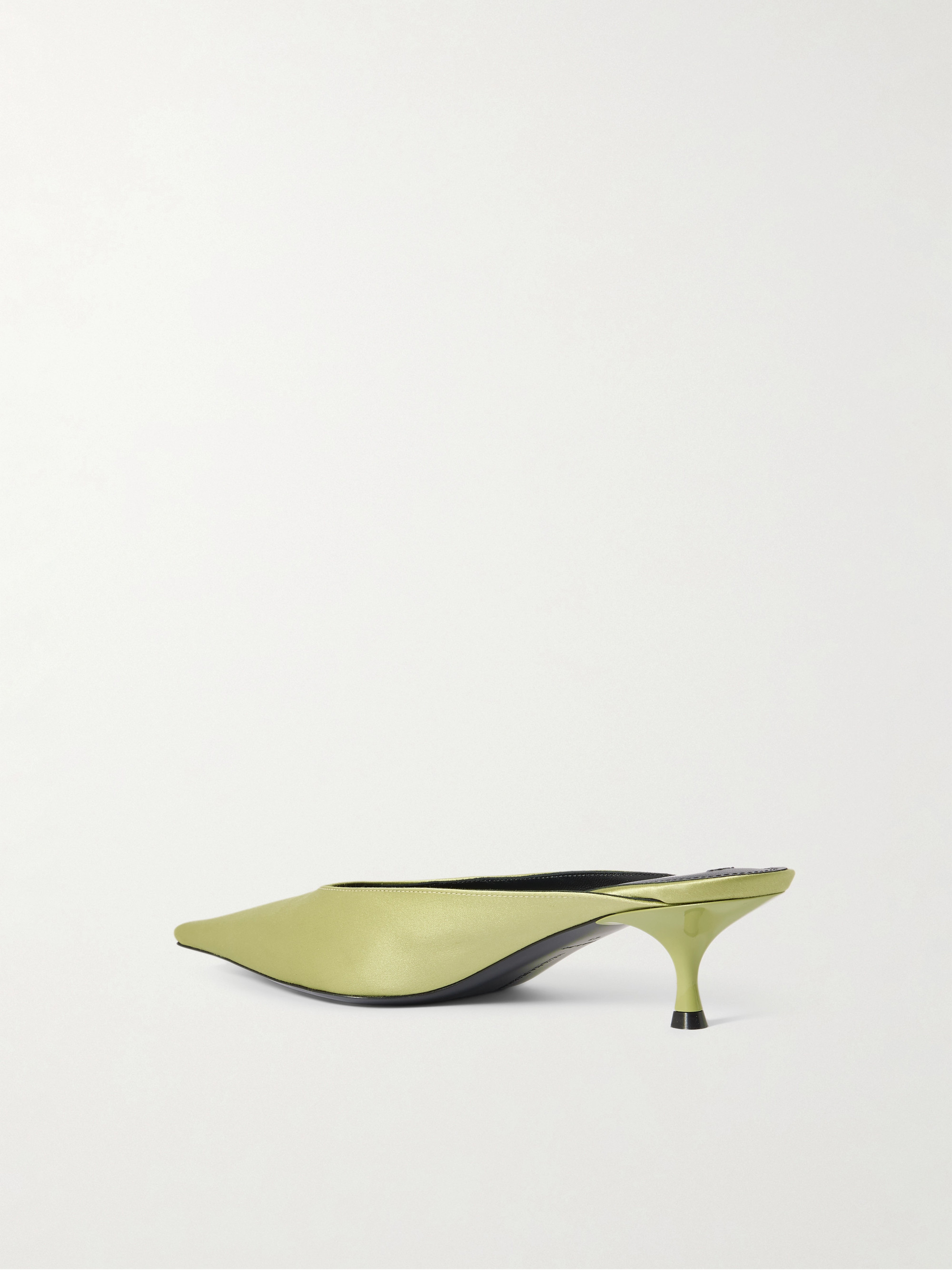 Victoria Beckham Sloan satin mules thumbnail