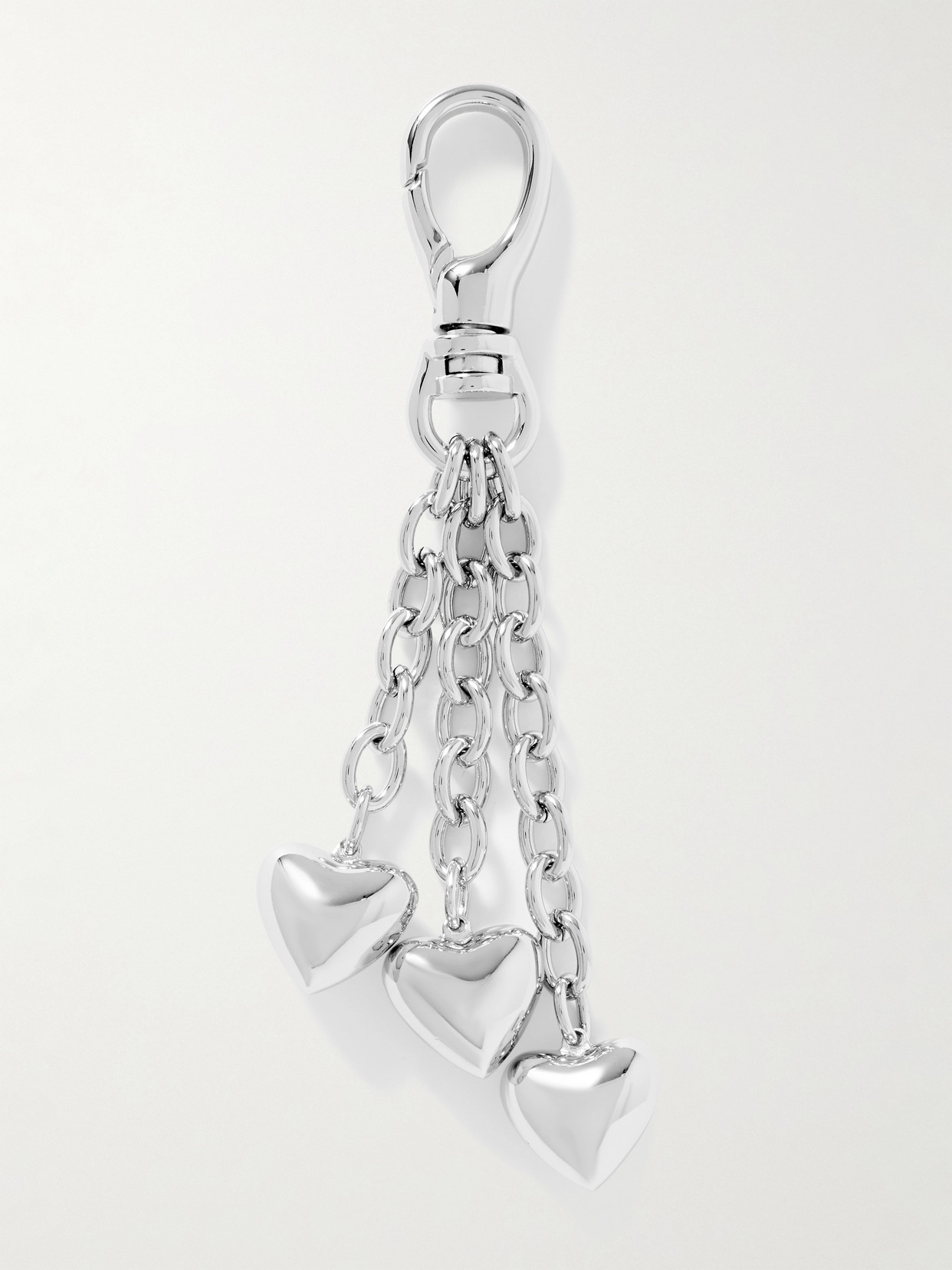 Roxanne Assoulin The Puffy Heart Silver-tone Bag Charm
