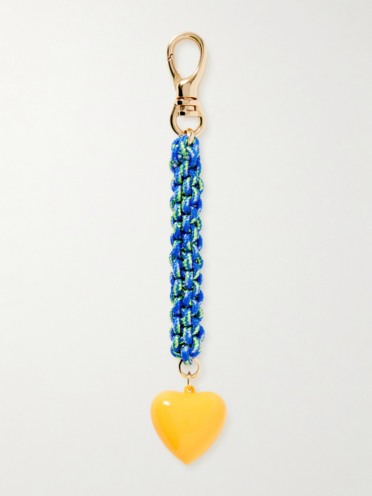 Roxanne Assoulin The Happy Gold-tone, Enamel And Cord Bag Charm