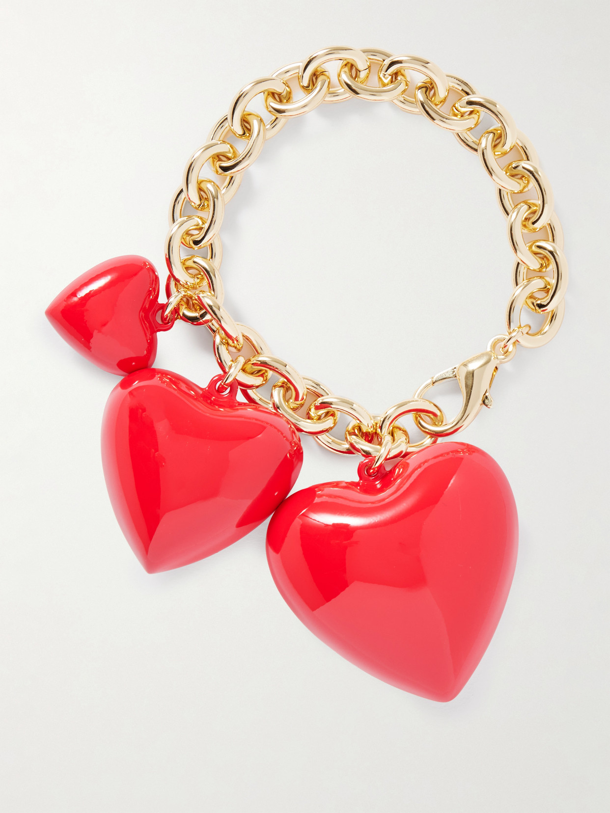Roxanne Assoulin The Happy Gold-tone And Enamel Bag Charm