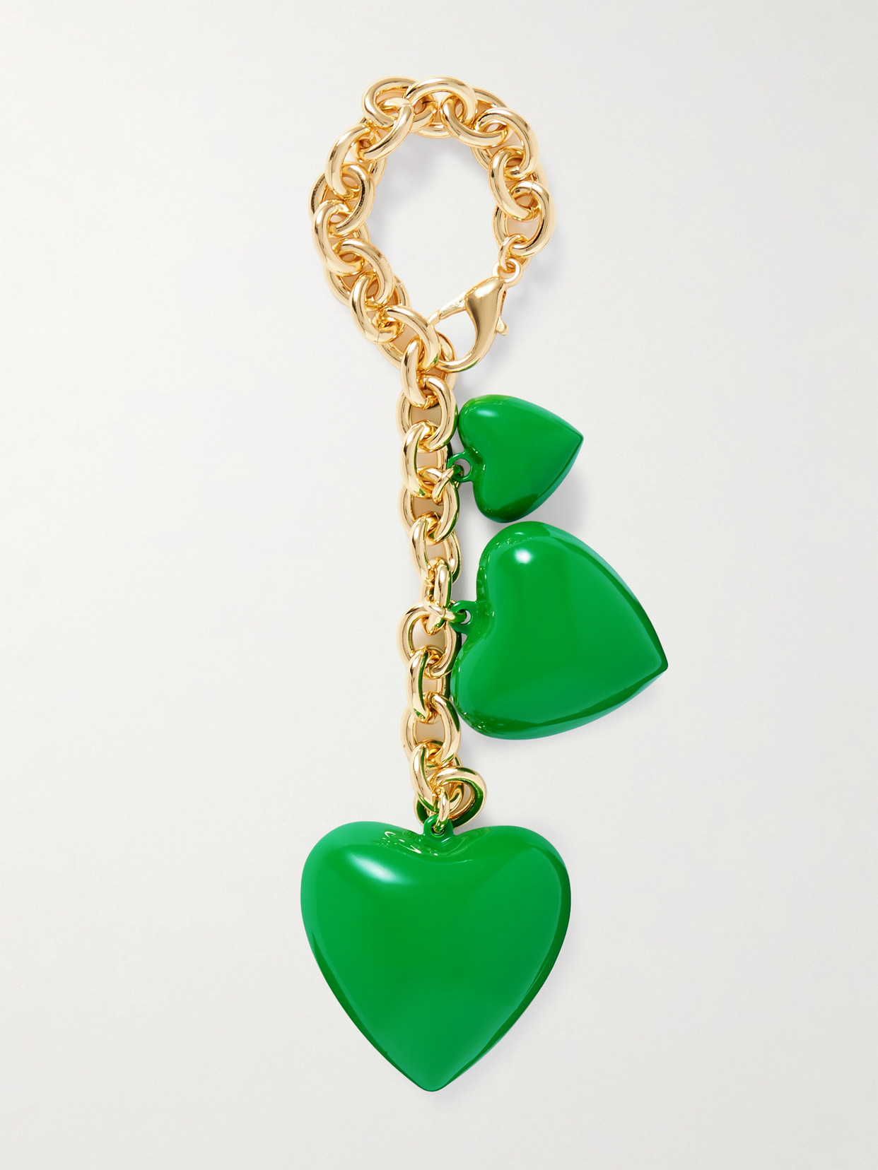 Roxanne Assoulin The Happy Gold-tone And Enamel Bag Charm
