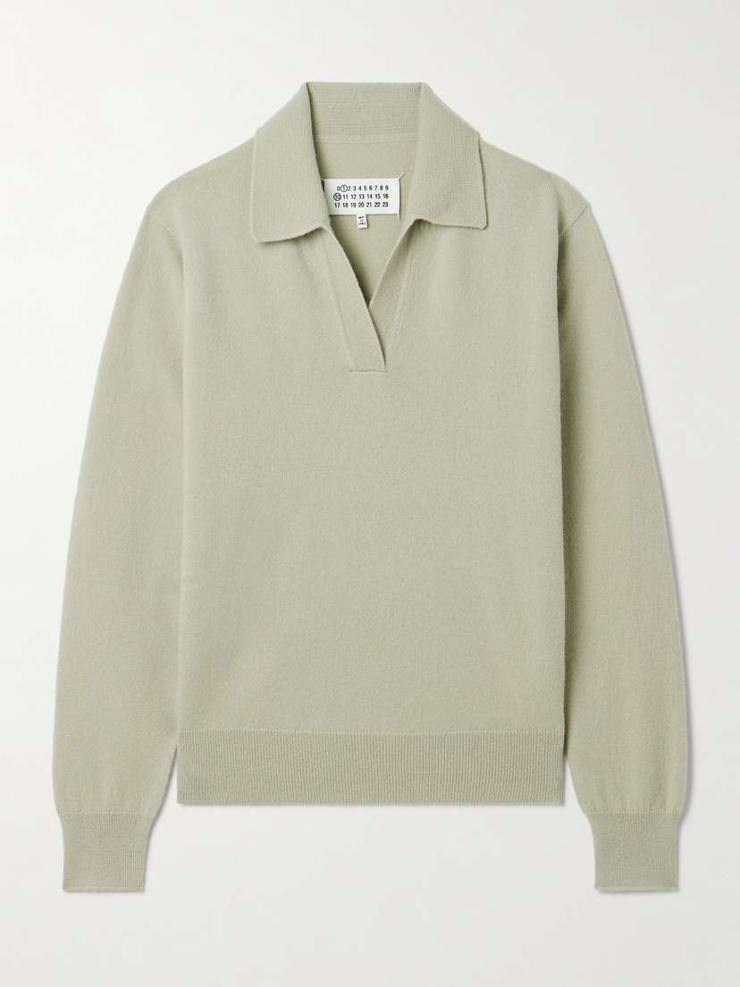 Maison Margiela Wool Polo Sweater