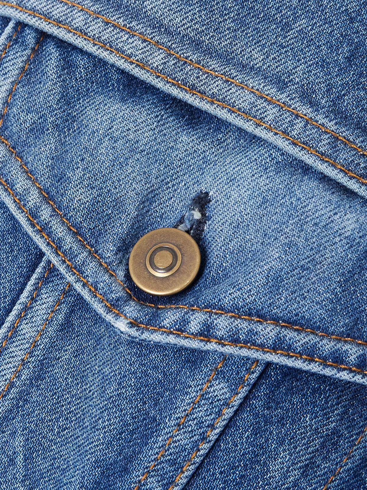 Sports Frayed Denim Jacket