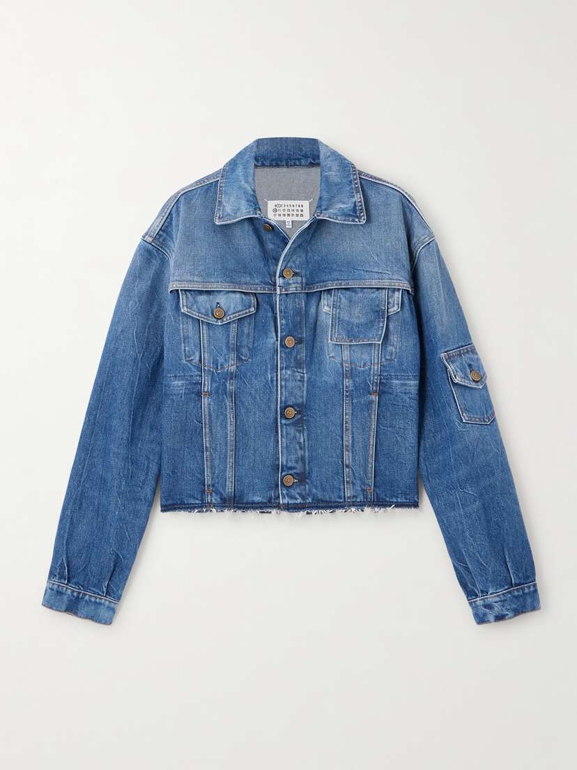 Maison Margiela Sports Frayed Denim Jacket