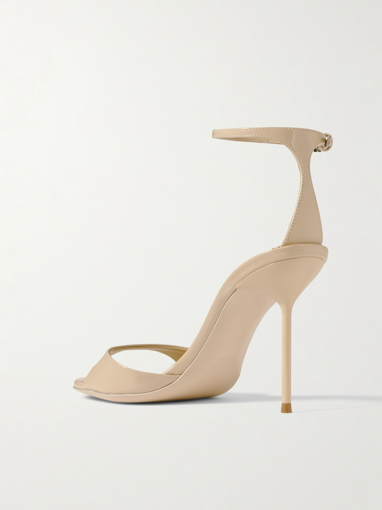 Paris Texas Lidia Patent-leather Sandals In Brown