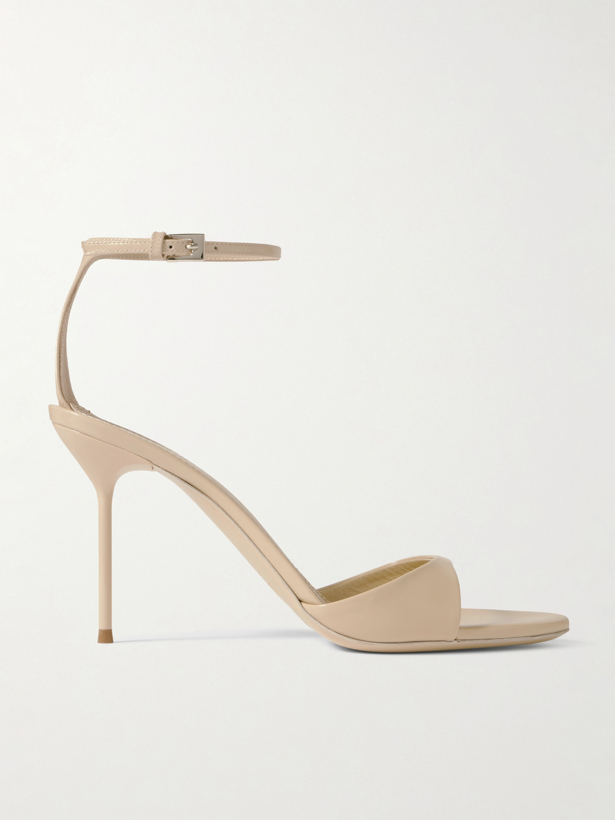 Paris Texas Lidia Patent-leather Sandals In White