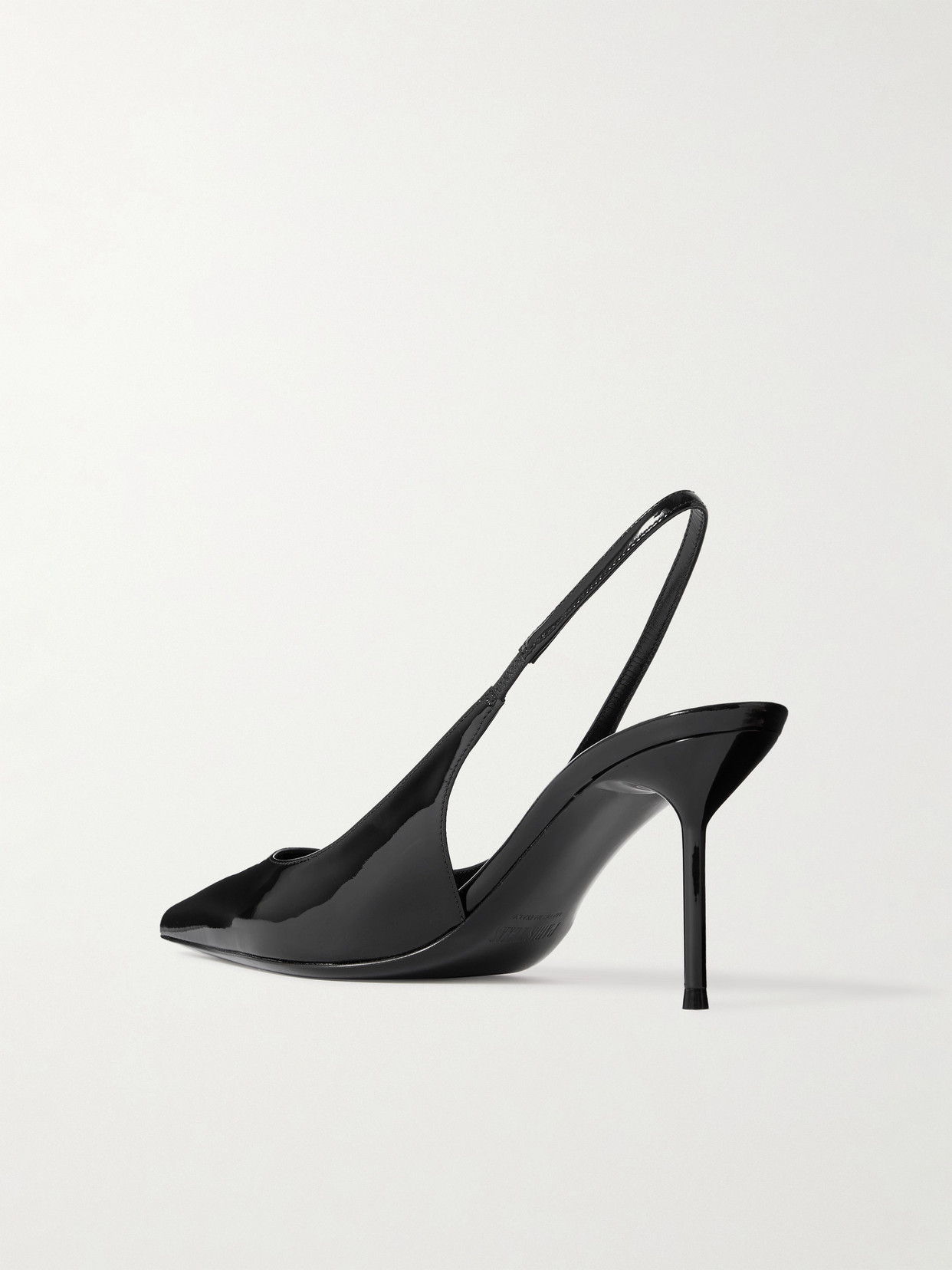 Paris Texas Lidia Slingback 70 Pumps In Black Patent Leather