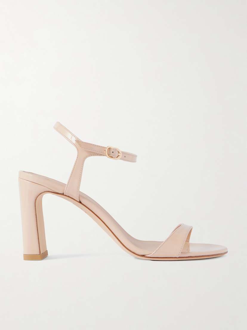 Stuart Weitzman Babette Patent-leather Sandals
