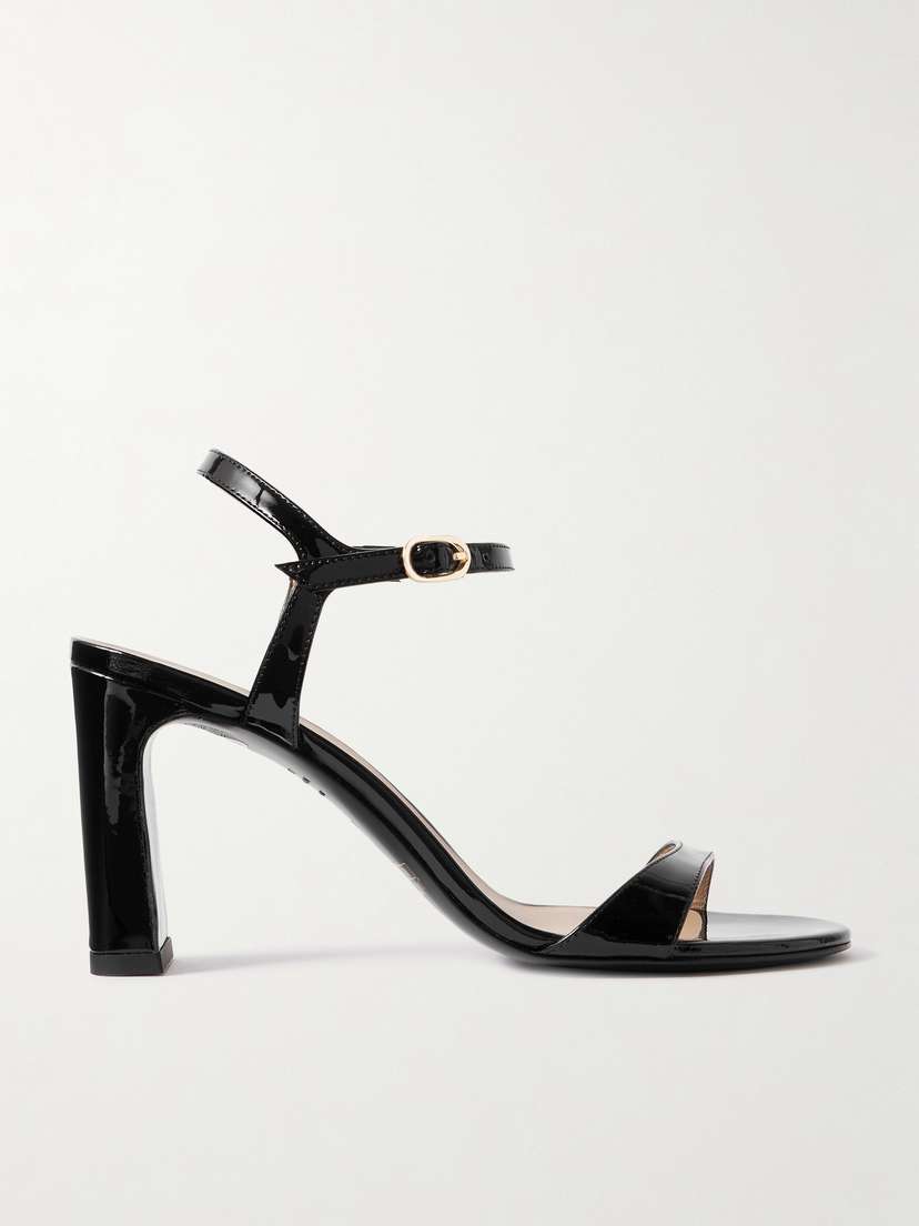 Stuart Weitzman Babette Patent-leather Sandals