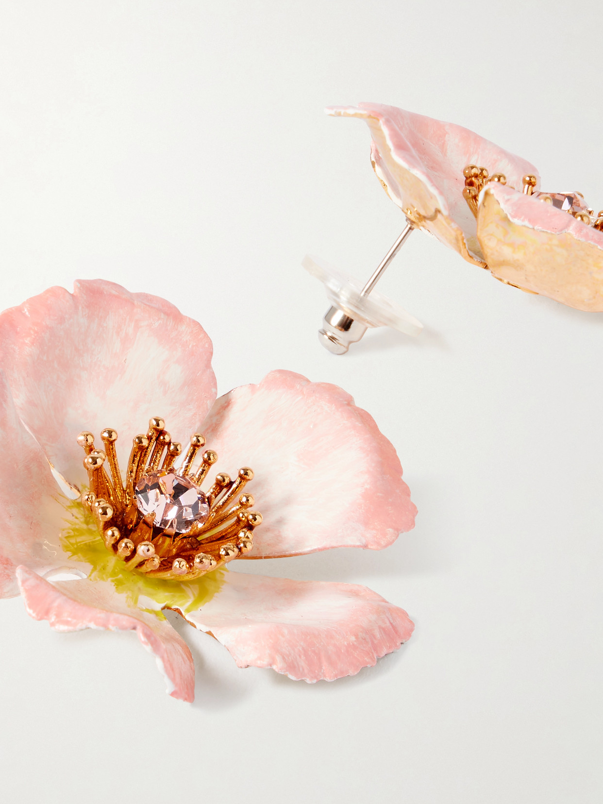 Jennifer Behr Debre Gold-plated Crystal Earrings