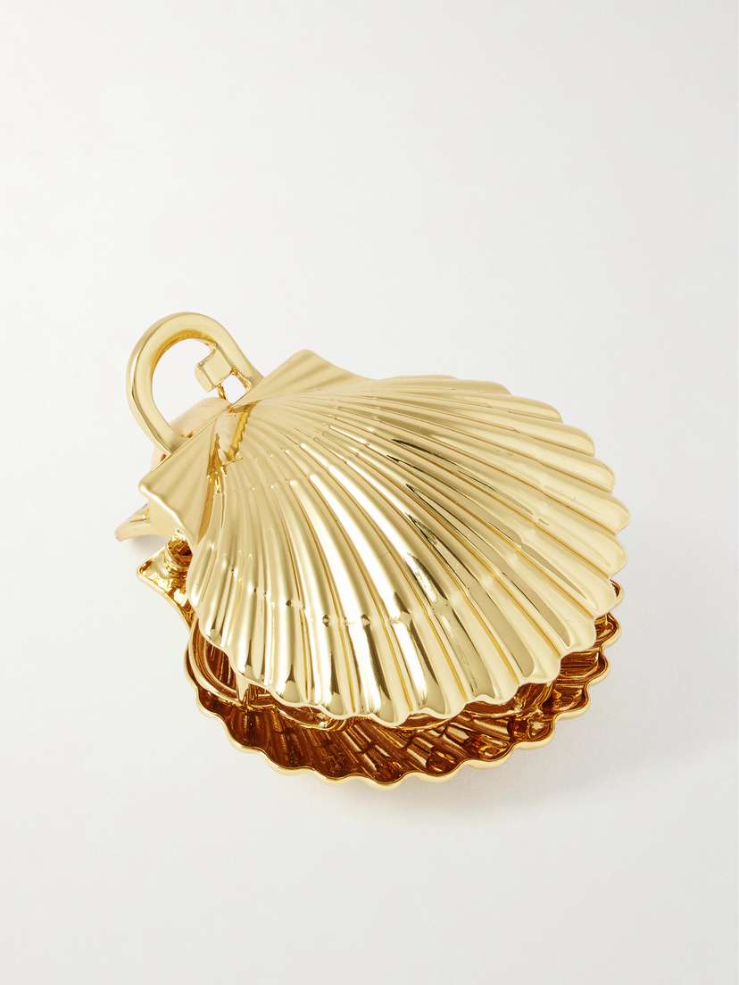 Jennifer Behr Siren Jaw Gold-plated Hair Clip