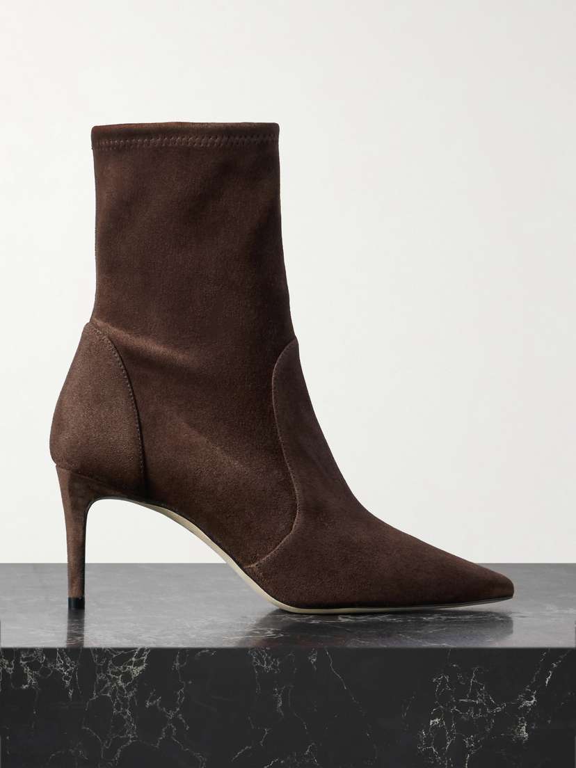 Stuart Weitzman Stuart Power Suede Ankle Boots