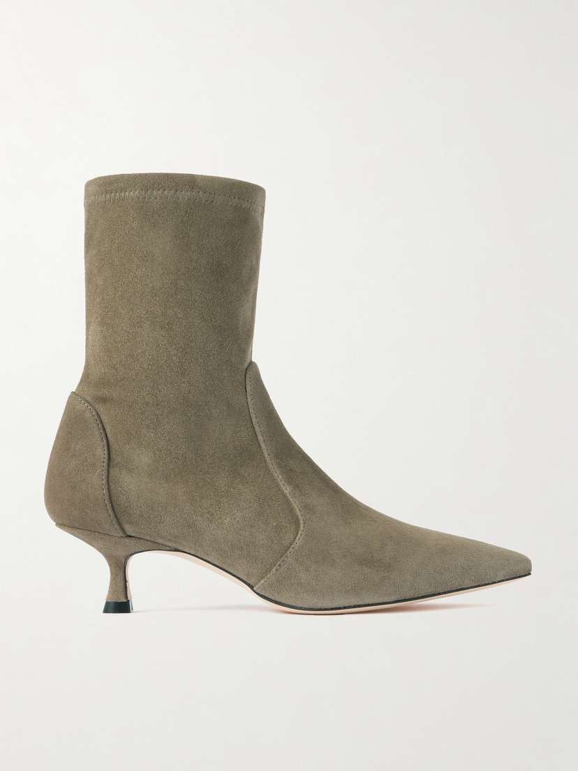 Stuart Weitzman Naomu Suede Ankle Boots