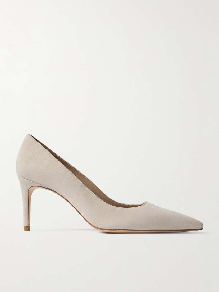 Stuart Weitzman Stuart Power Suede Pumps