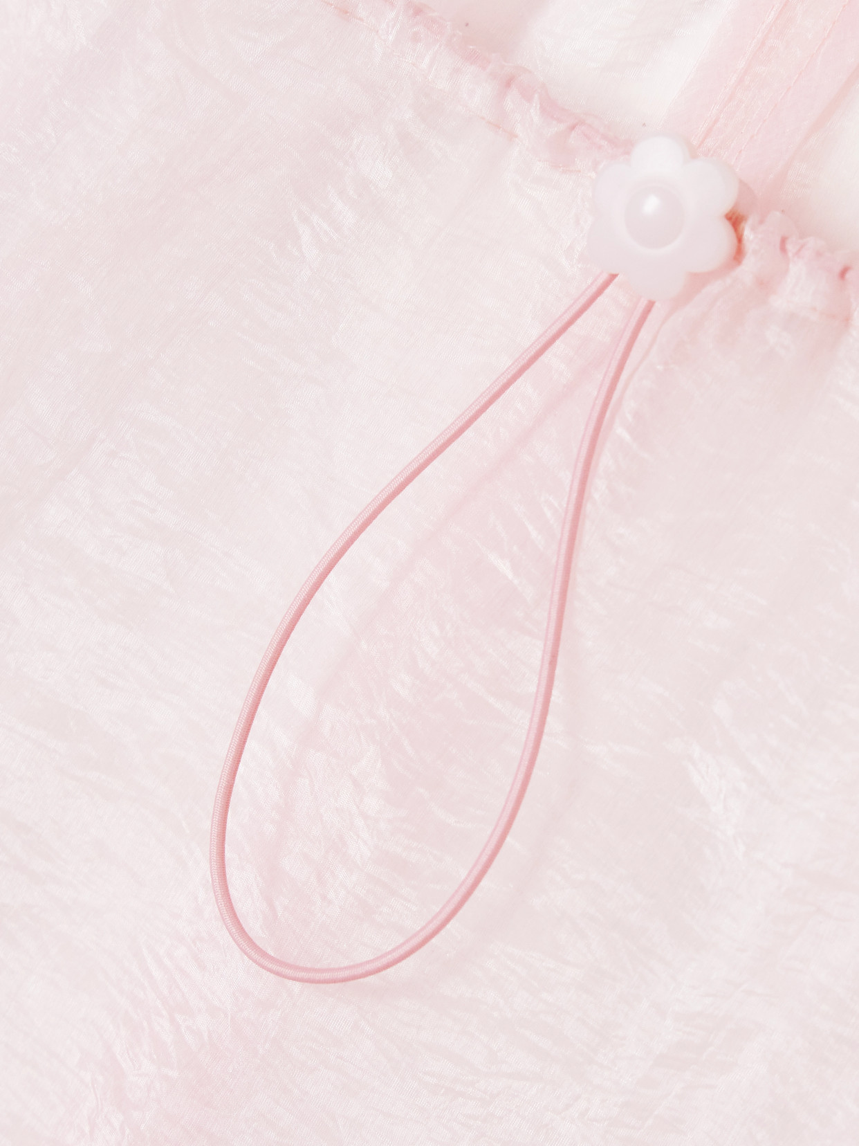 Cecilie Bahnsen Bambi Appliquéd Crinkled-organza Midi Skirt In Pink