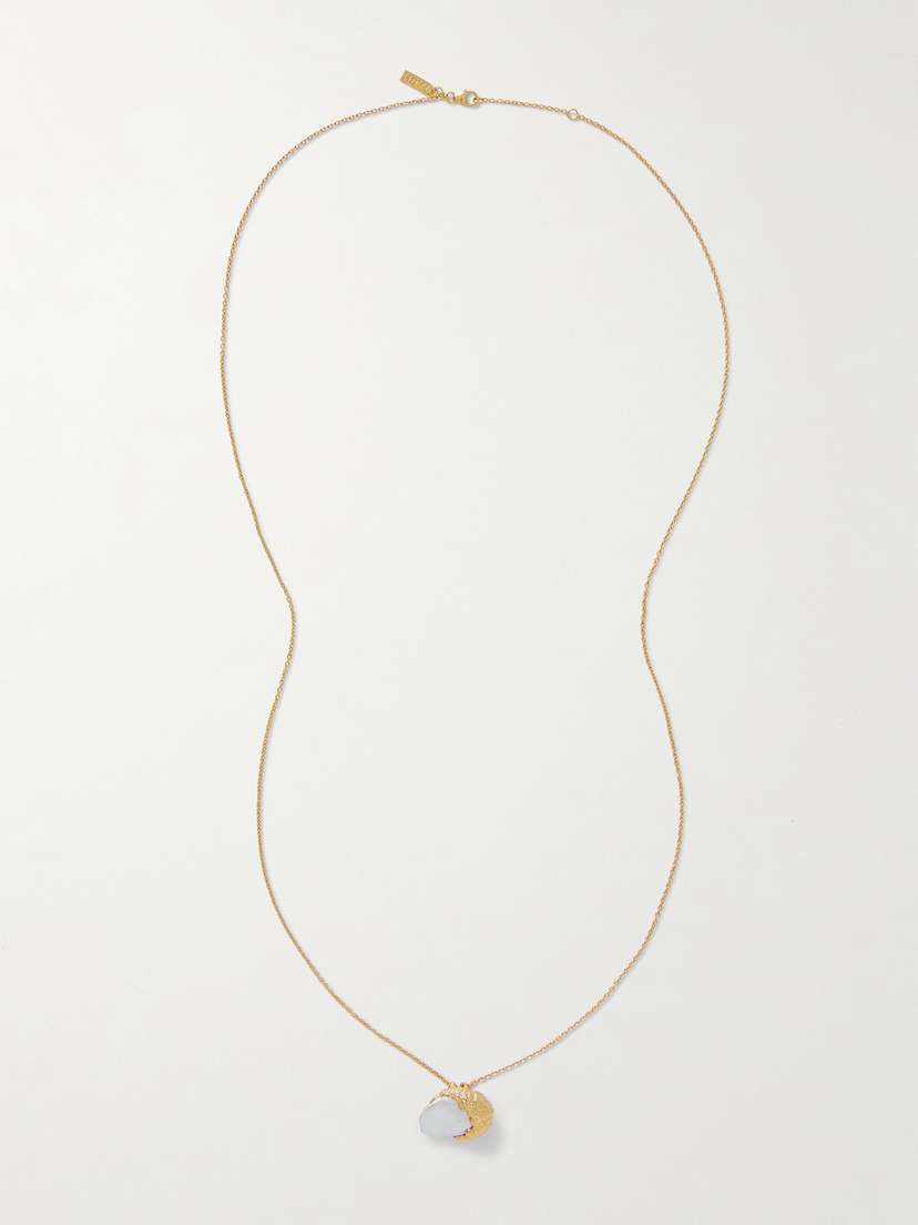 Pacharee Dhin Gold-plated Pearl Necklace