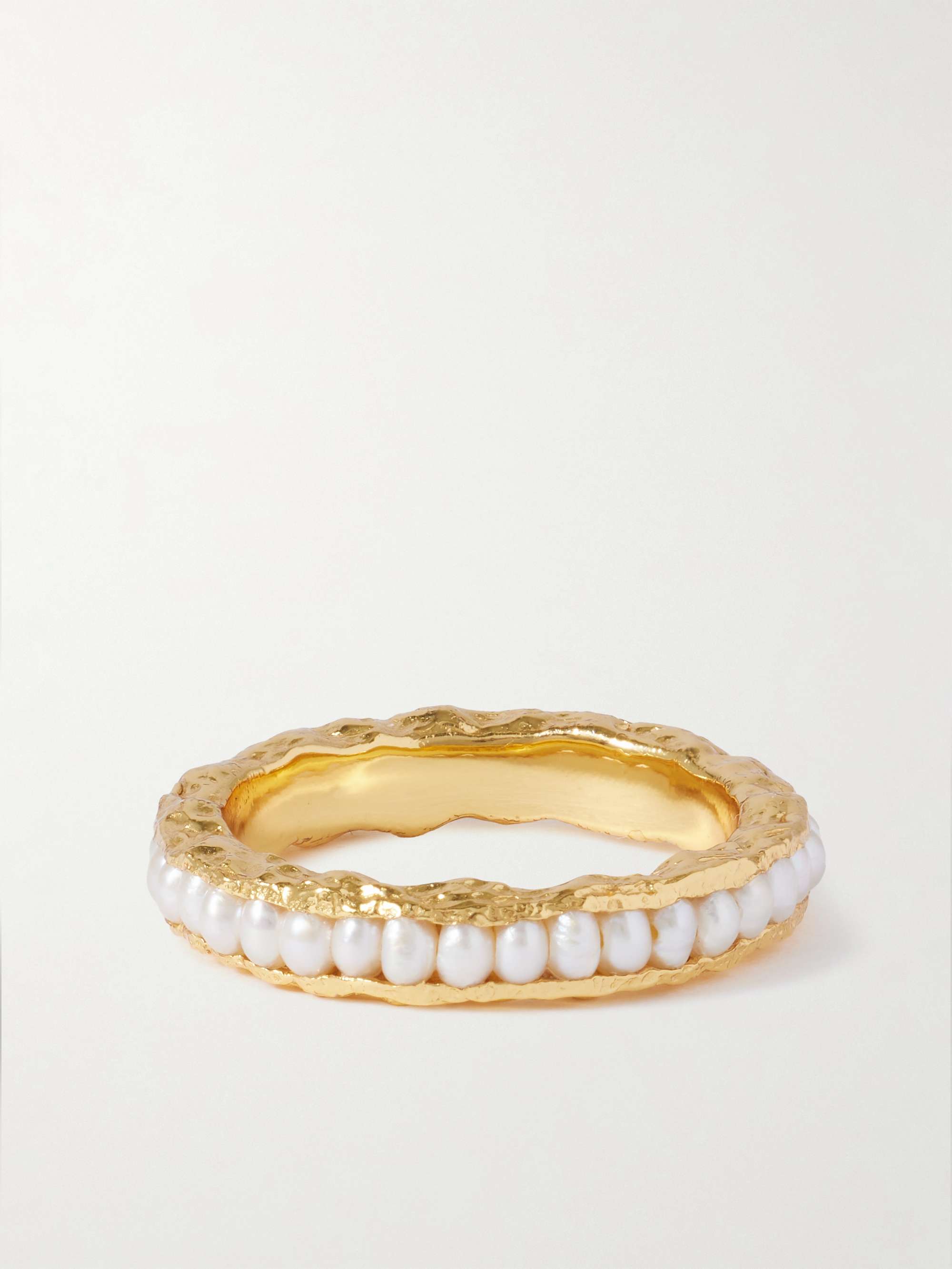 PACHAREE Gold-plated pearl ring