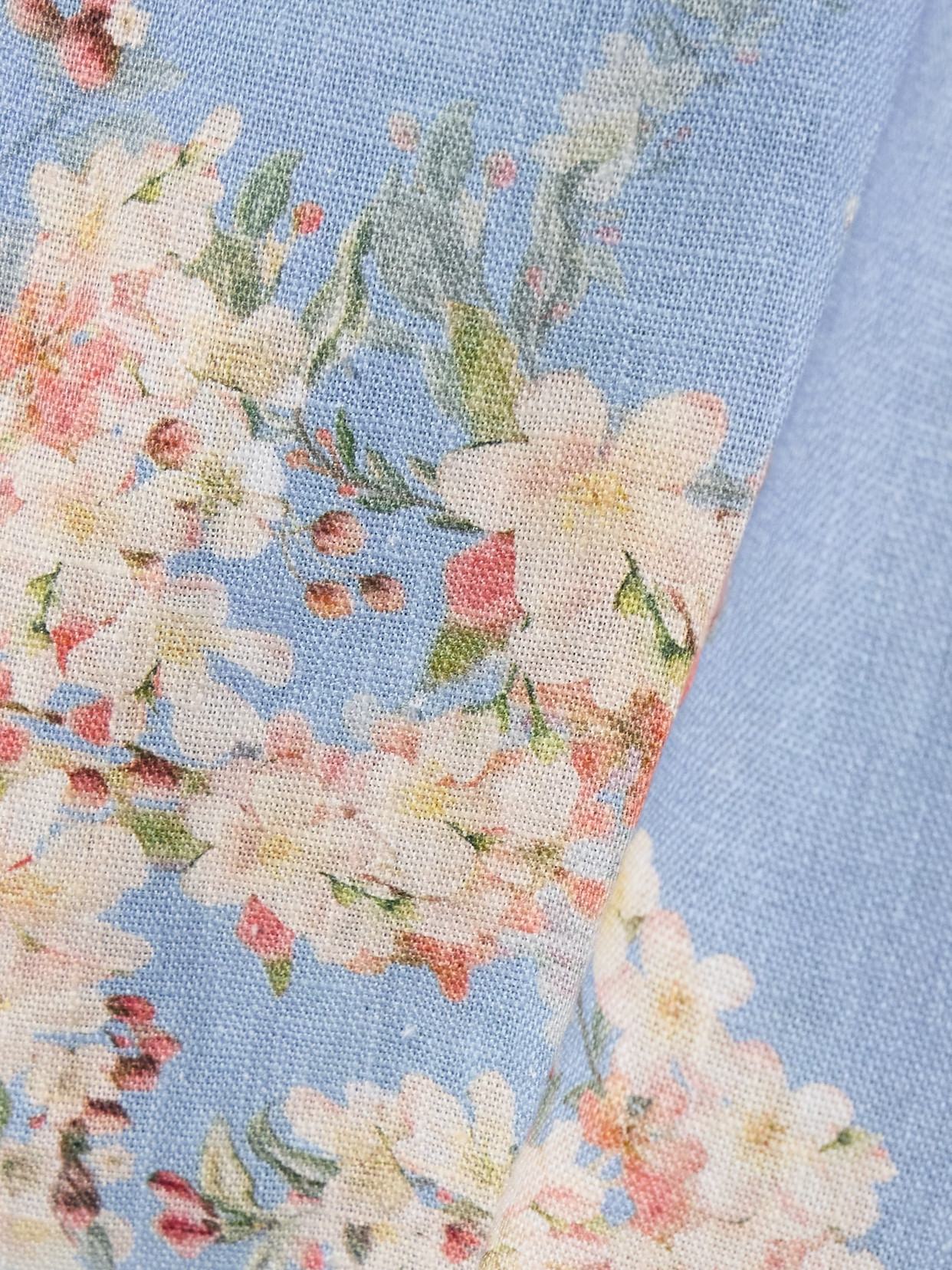 Zimmermann Cascadian Belted Lace-trimmed Pleated Floral-print Linen Shorts
