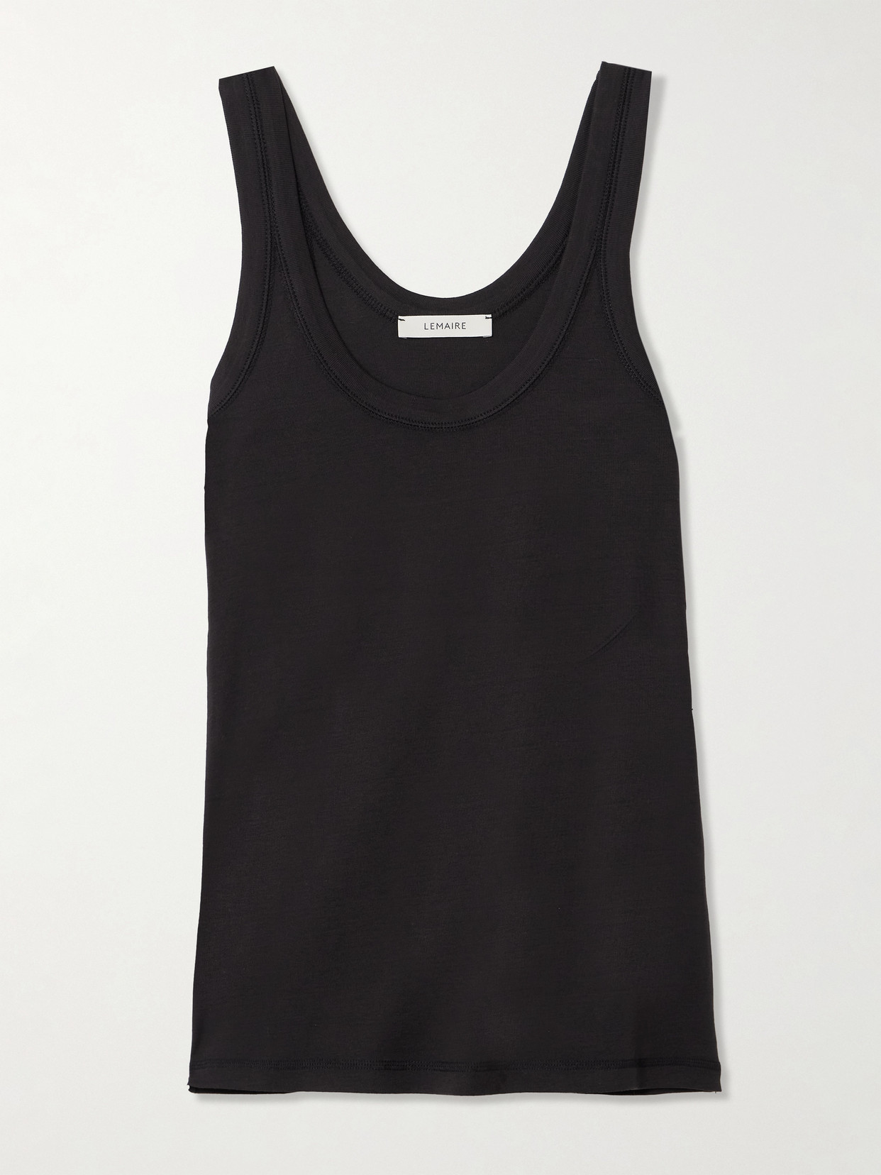 Lemaire Organic Cotton Tank In Black