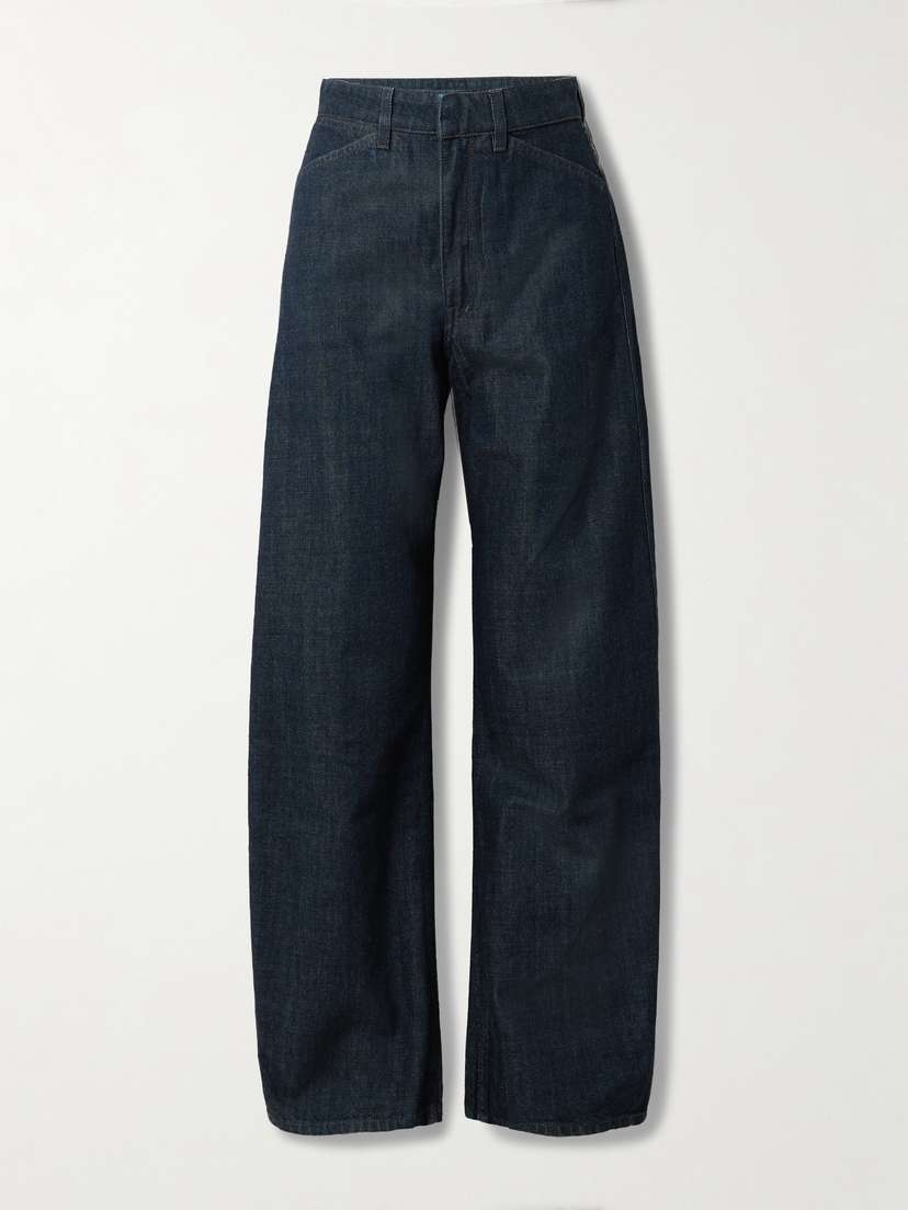 Lemaire Barrel-leg Organic Denim Wide-leg Pants