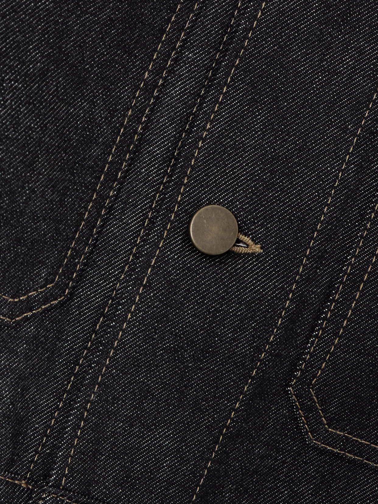 Cropped Organic Denim Jacket