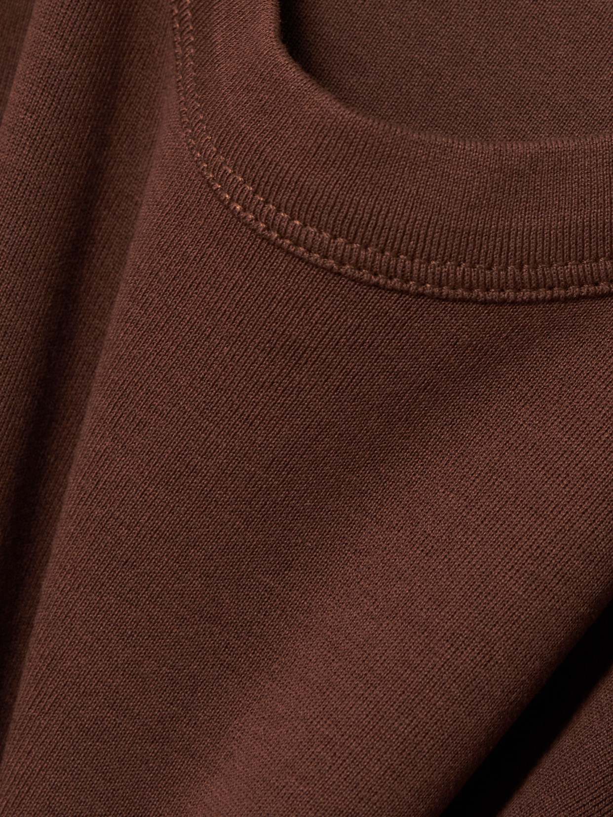 Lemaire Long Sleeve Round Neck Top Design In Brown