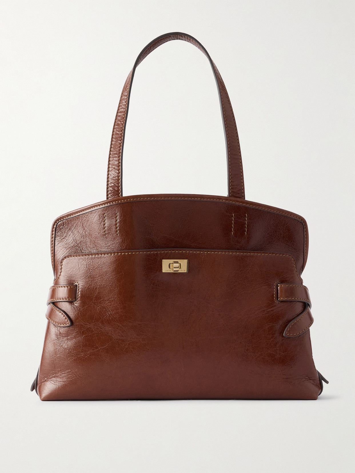 Anya Hindmarch Wilson Textured-leather Shoulder Bag