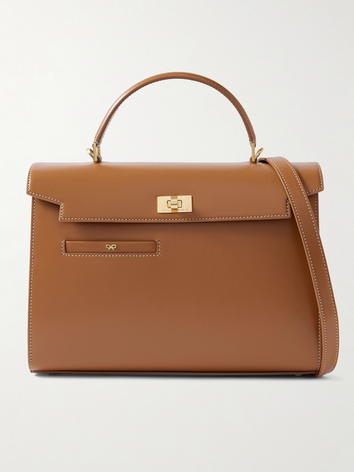 Anya Hindmarch Mortimer Leather Top Handle Bag