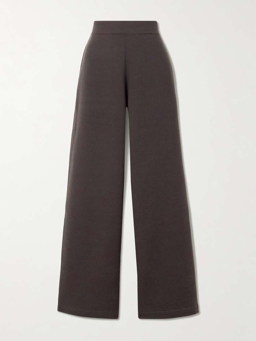 Lemaire Wool And Cotton-blend Wide-leg Pants
