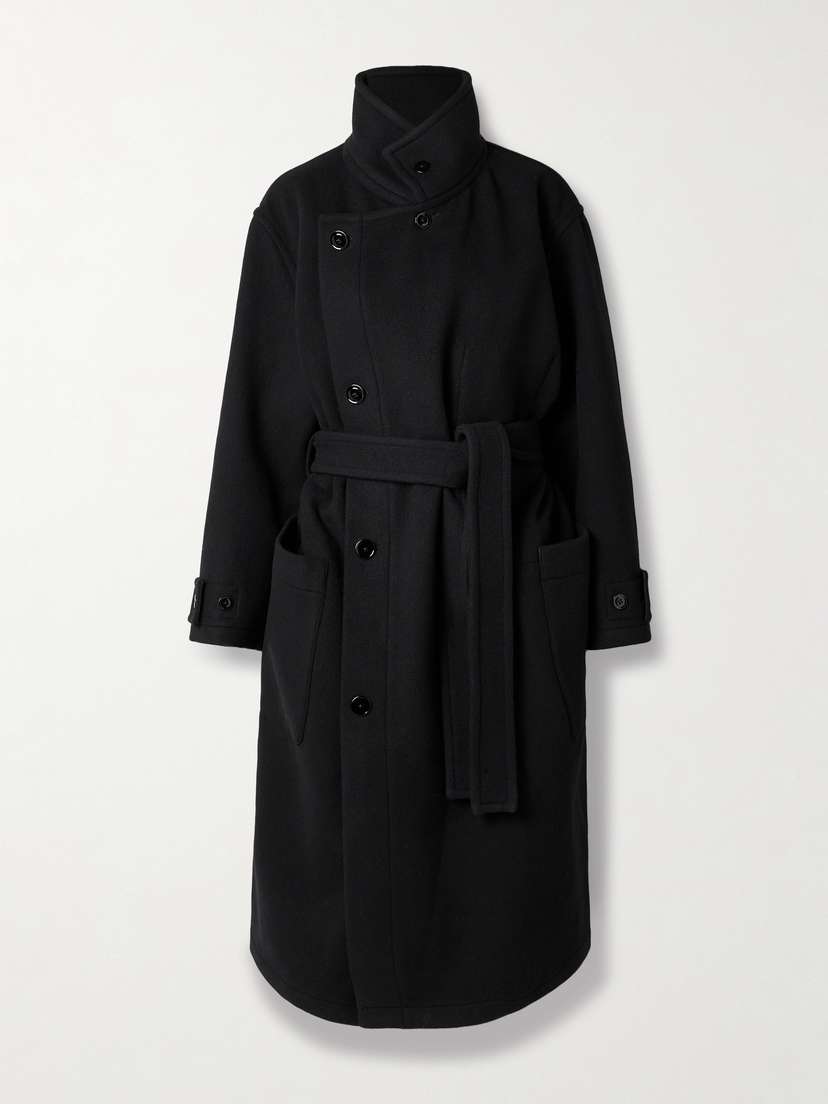 Lemaire Belted Wool Coat