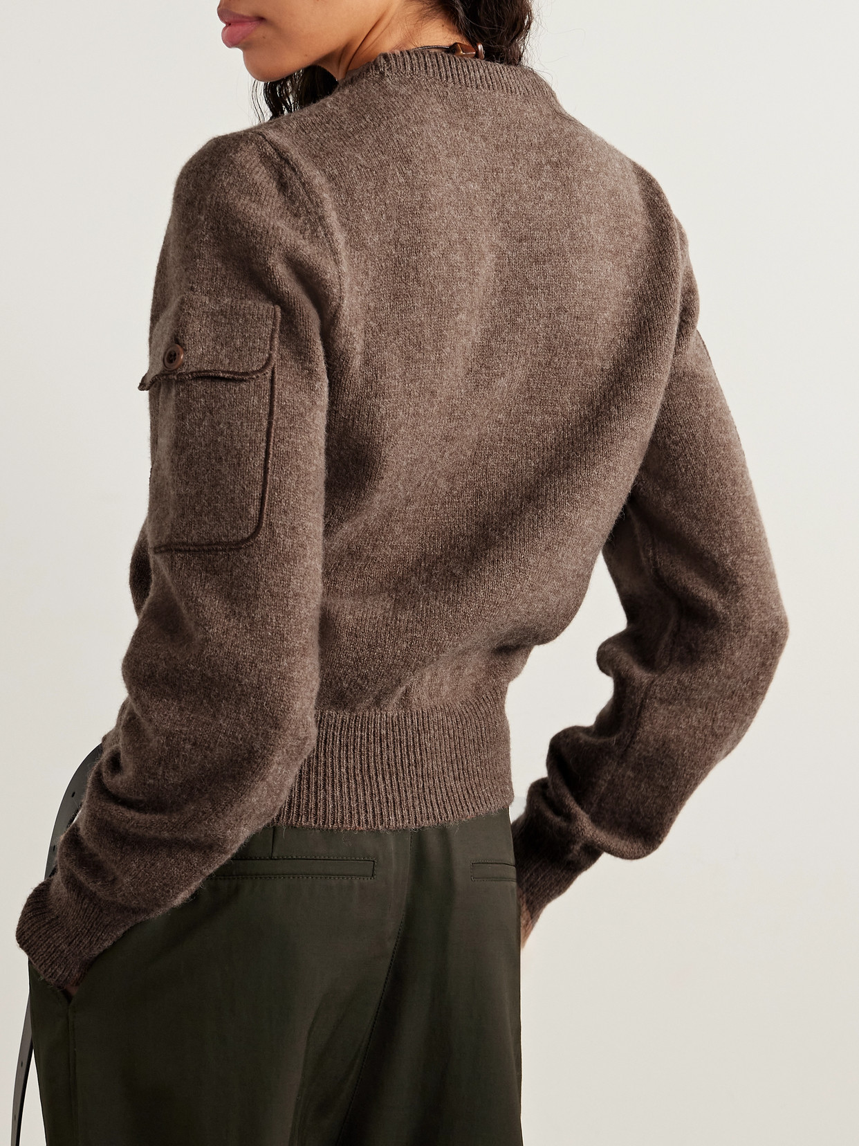Lemaire Sweater With Pockets In Multi