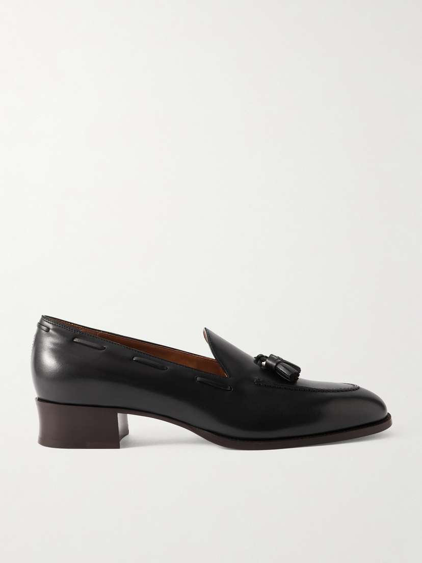 Loro Piana Serge Tasseled Leather Loafers