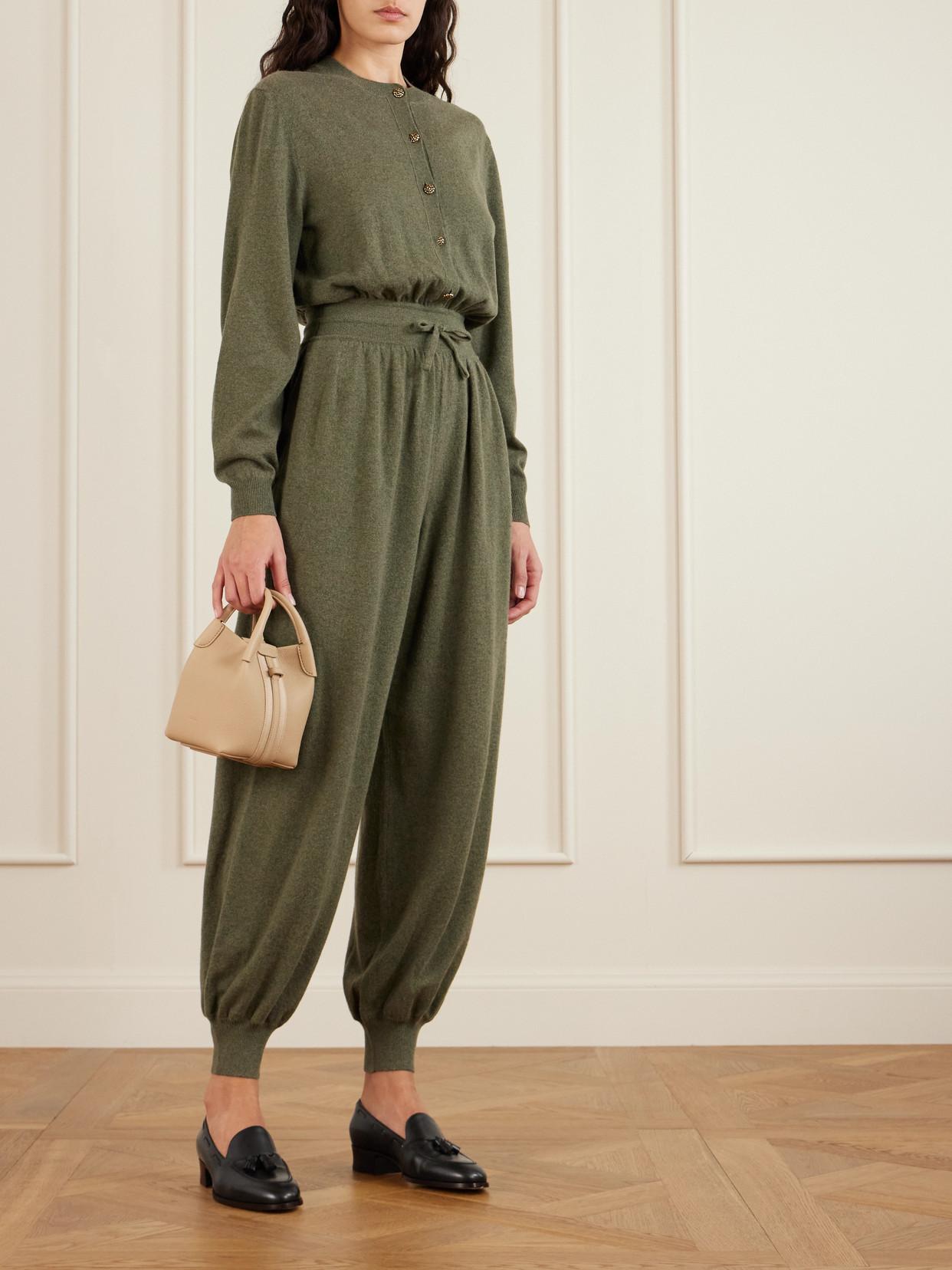 Loro Piana Serge Tasseled Leather Loafers In Black