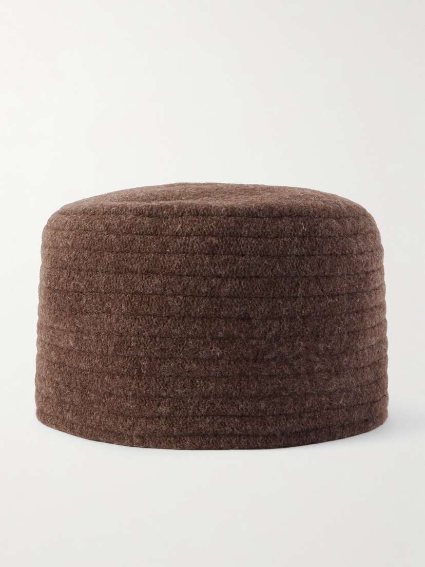 Loro Piana Alicia Ribbed Wool-felt Beanie