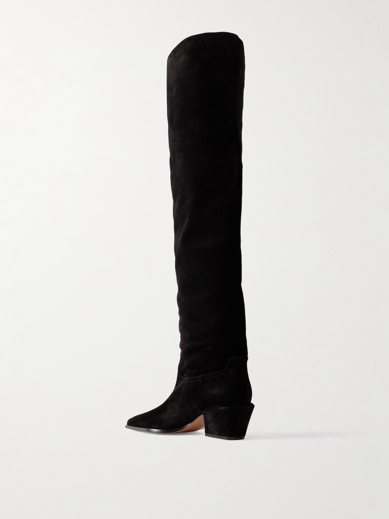Bettina 50 Suede Over-The-Knee Boots