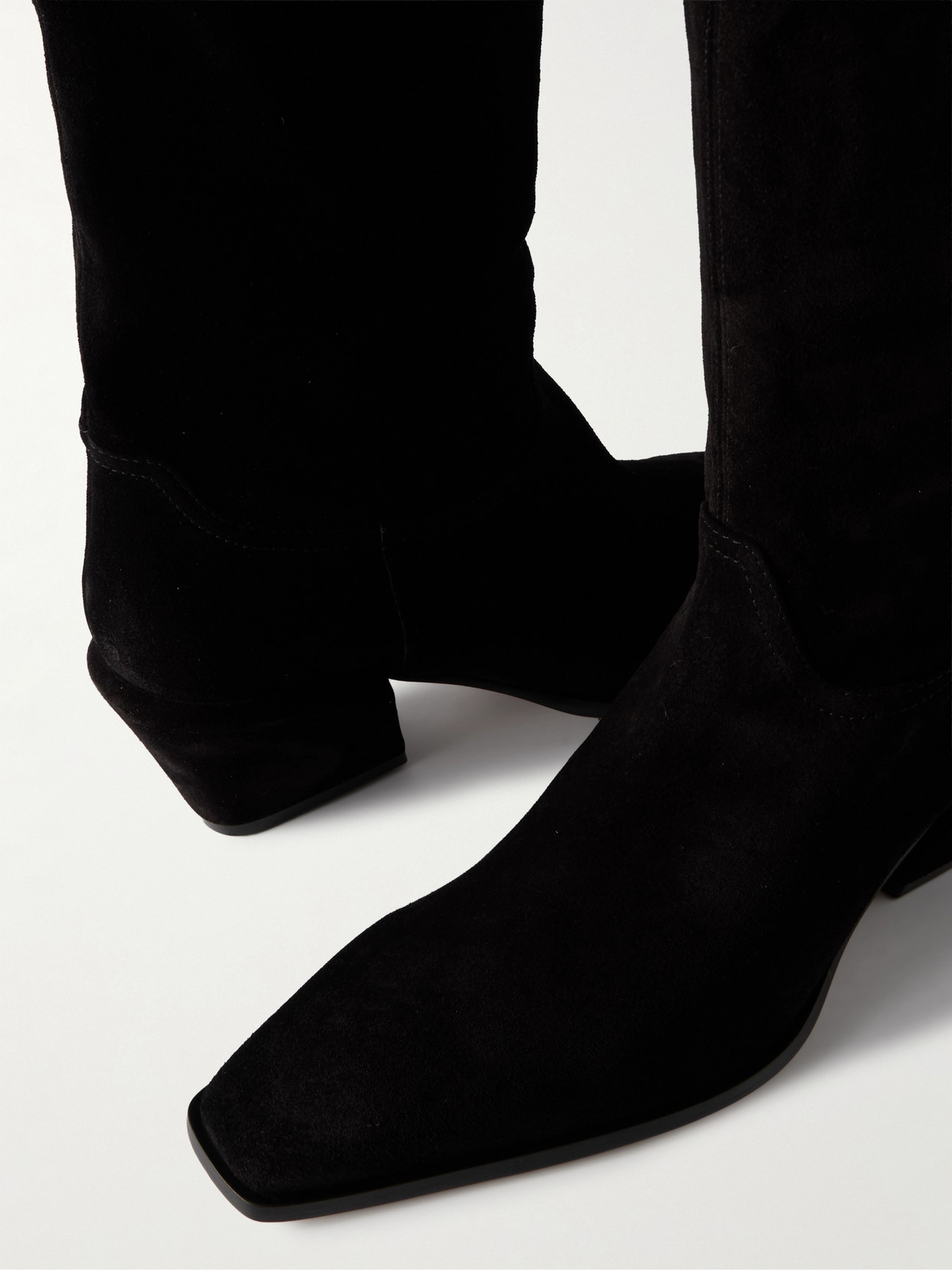Bettina 50 Suede Over-The-Knee Boots