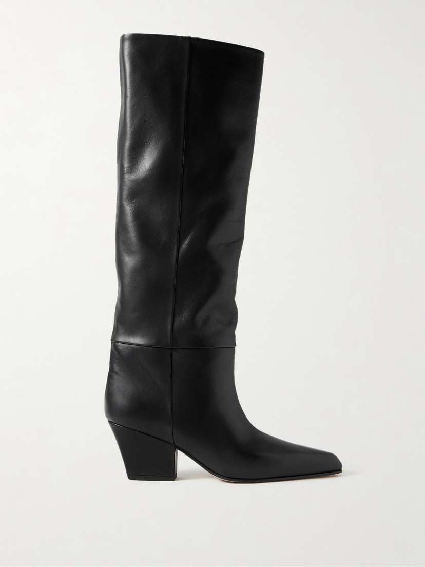Paris Texas Jane Leather Knee Boots