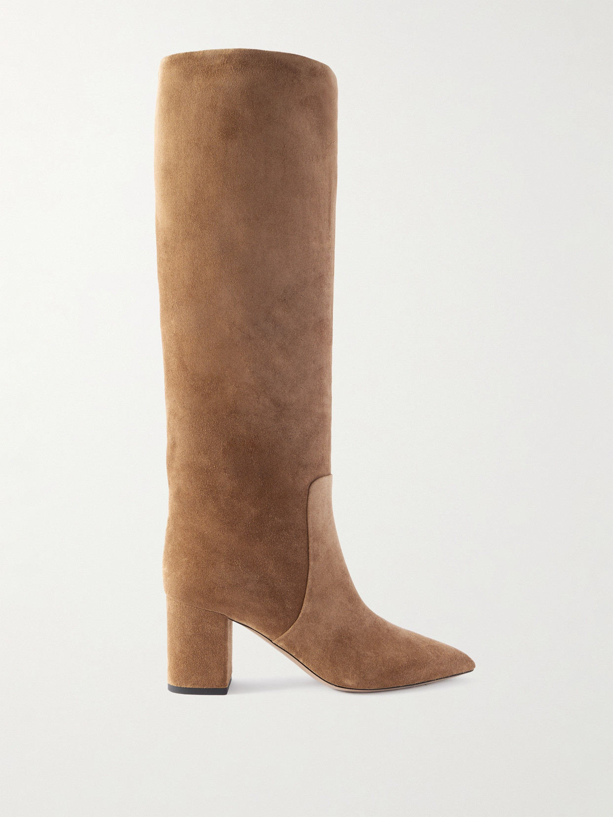 Paris Texas Anja Suede Knee Boots In Brown