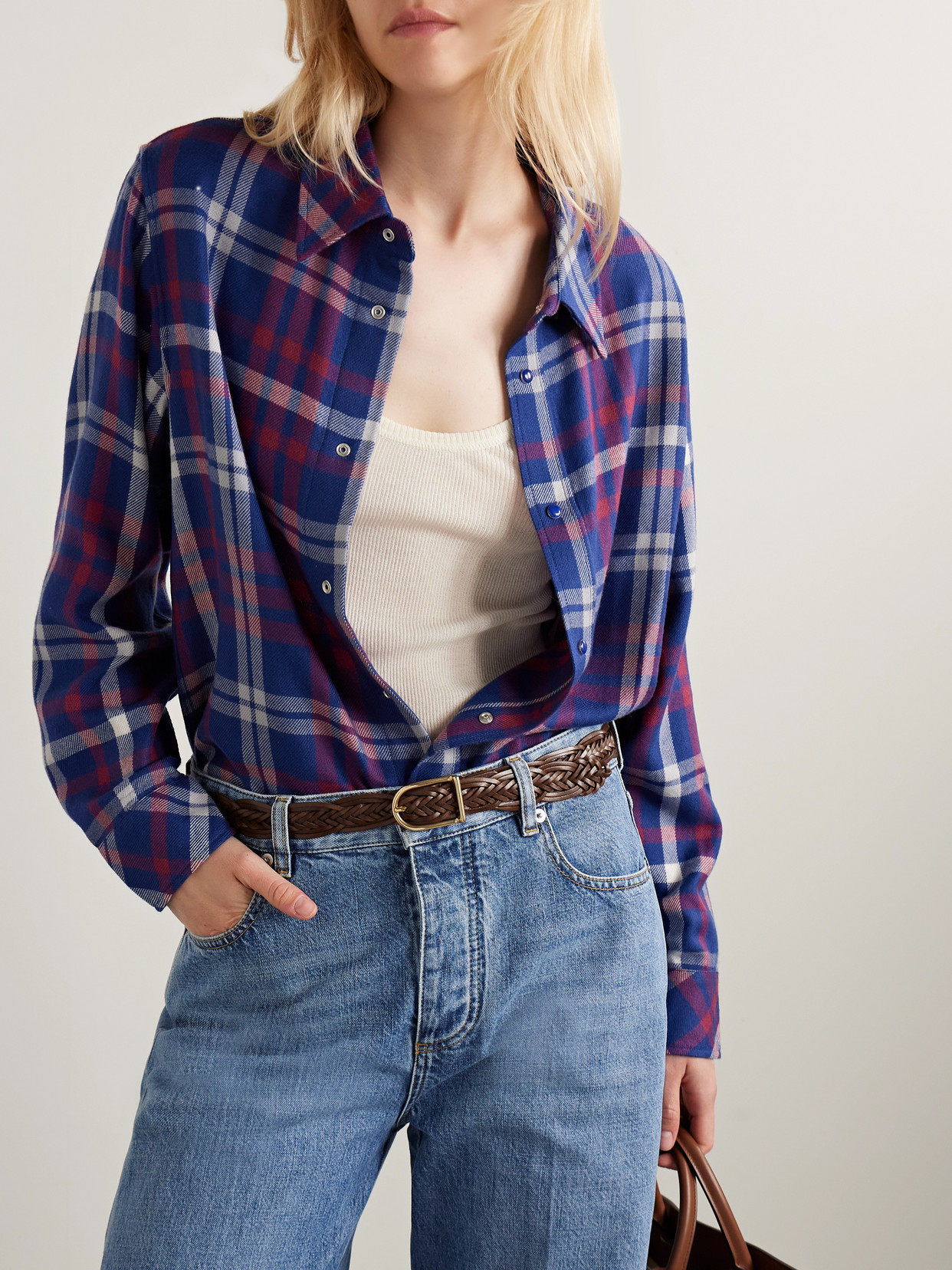 Anderson's Woven Leather Belt