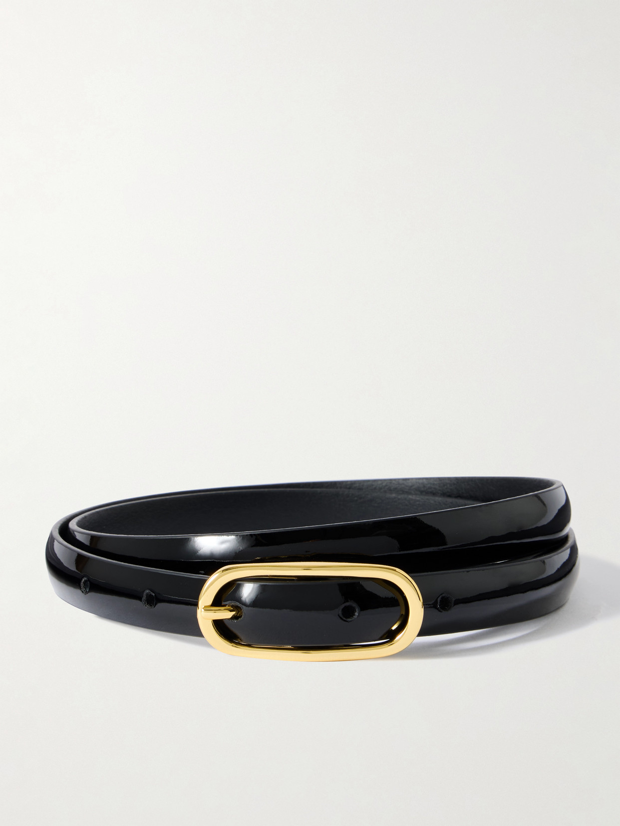 Anderson's Patent-leather Belt In Black