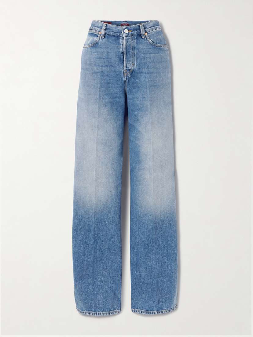 Gucci Lido High-rise Wide-leg Jeans